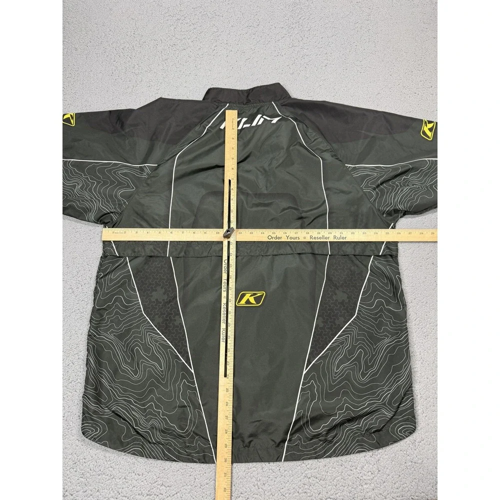 KLIM Jacket Mens 2XL Black 1/4 Zip Windbreaker Technical Riding Gear Moto